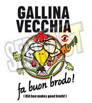 T-SHIRT VALENTINO ROSSI 9 GALLINA VECCHIA FA BUON BRODO